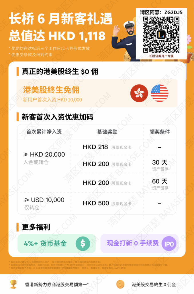 长桥证券新户礼