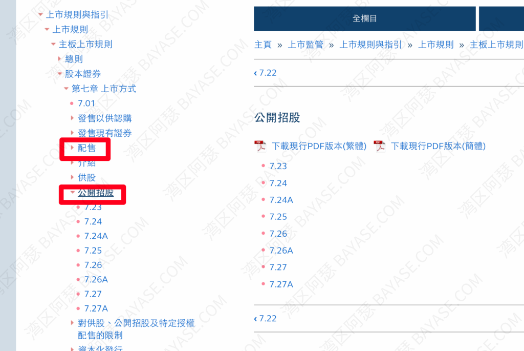 港股上市规则与指引,股份发行的两部分,国际配售和公开发售