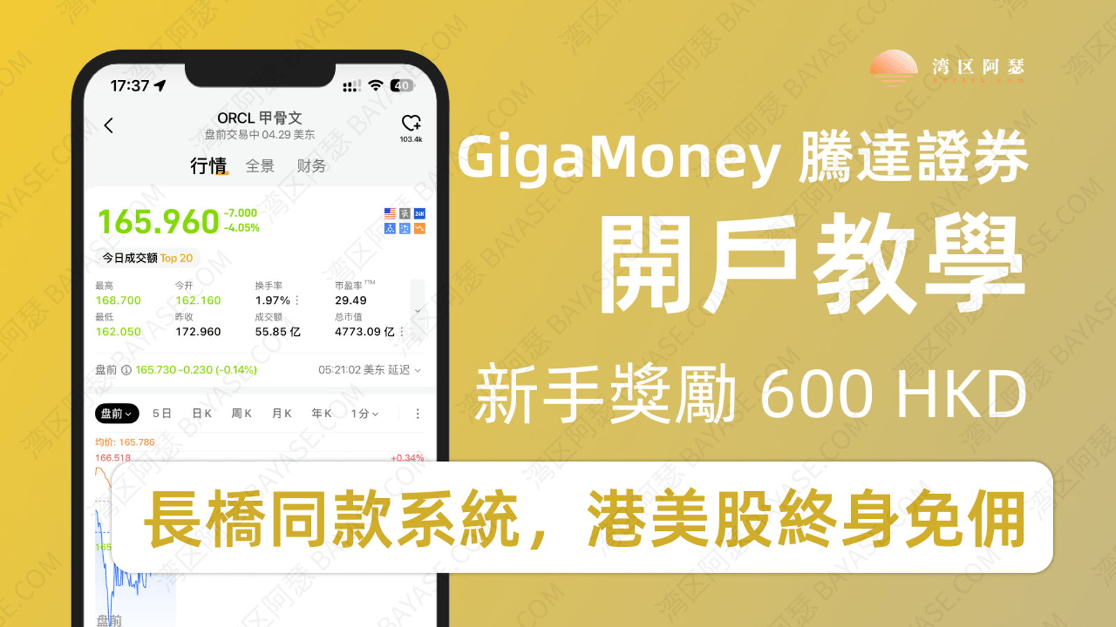騰達證券（GigaMoney）開戶教學2026：600港幣獎勵＋終身免佣解析