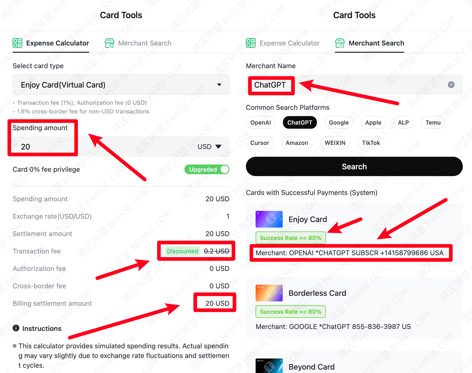 Roogoo is a borderless payment service platform. fee calculator