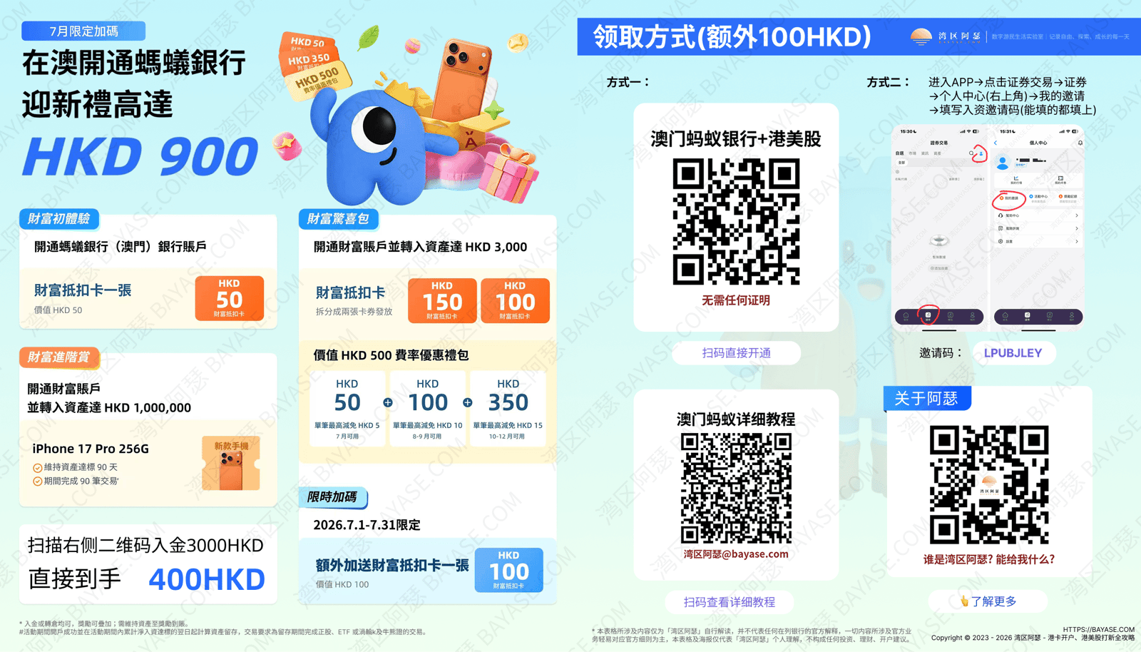 蚂蚁银行澳门开户奖励 2026 最新：150 HKD路费补贴 + 最高1000HKD奖励，轻松拿2股阿里巴巴，更是每周股票