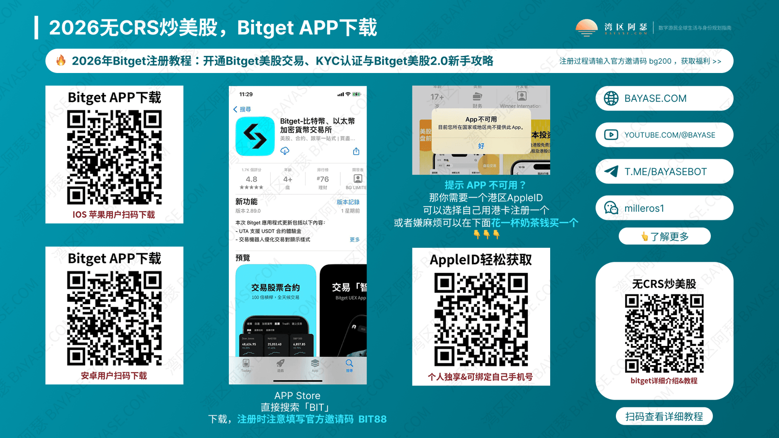 Bitget App注册登录入口与下载安装路径